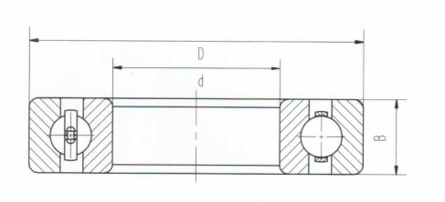 0類深溝球軸(zhóu)承-6203（203）-鷹牌軸承